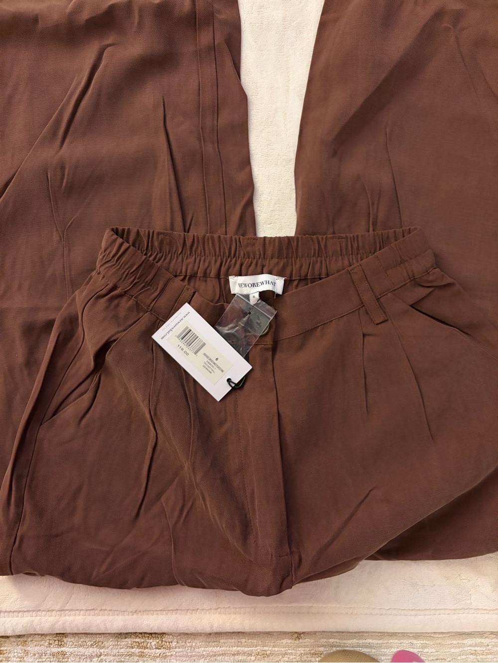 WeWoreWhat: Brown Wide Leg Trousers